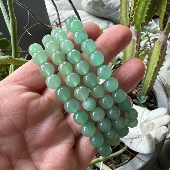Jewelry - Aventurine Crystal Stone gem Bracelet NEW